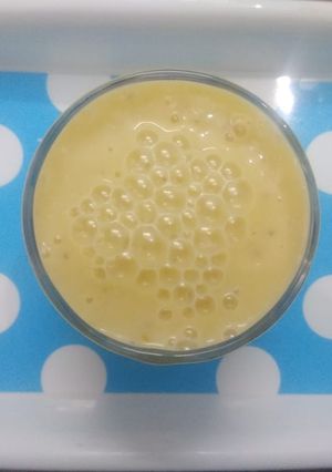A picture of Mango shake.