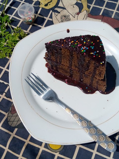 A picture of Chocolate cake.