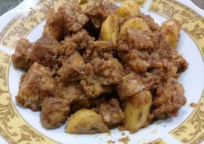 Rendang tempe praktis