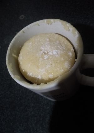 Una foto de Bizcochuelo en taza en 3 minutos (microondas)