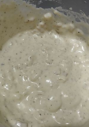 Una foto de Dip de queso crema, tocineta y mielmostaza🧀🥓🍯🍔🌭🌯🥪🥙