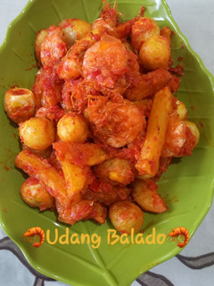 Foto resep 🦐Telur Puyuh Udang Balado🌶