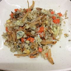 A picture of Shrimp Paste Fried Rice (Nasi Goreng Cencaluk).