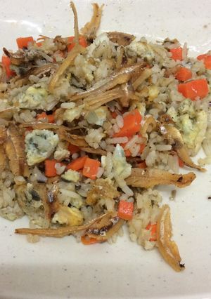 A picture of Shrimp Paste Fried Rice (Nasi Goreng Cencaluk).