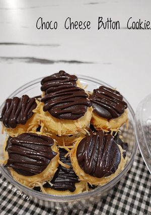 Foto resep Choco Button Cookies