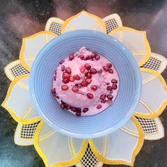 A picture of Pomegranate Icecream.