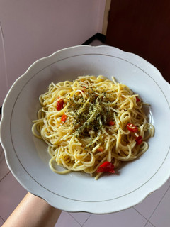 Foto resep Spaghetti Aglio Olio 🍝