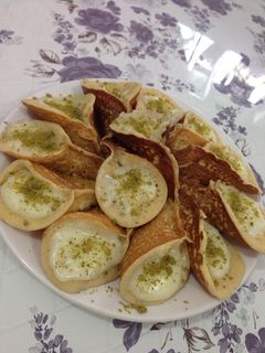 صورة لوصفة قطايف بالقشطه