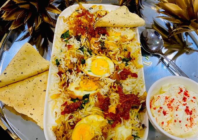 Egg biryani