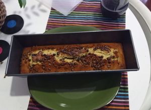 Una foto de Pan de banano y chispas de chocolate