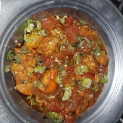 A picture of Chicken karahi.