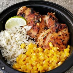 A picture of Spicy Coconut Grilled Chicken Thighs.