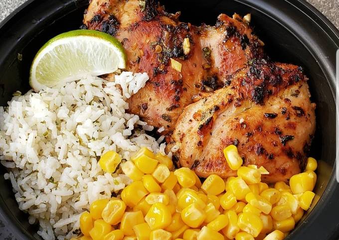 Step-by-Step Guide to Make Quick Spicy Coconut Grilled Chicken Thighs