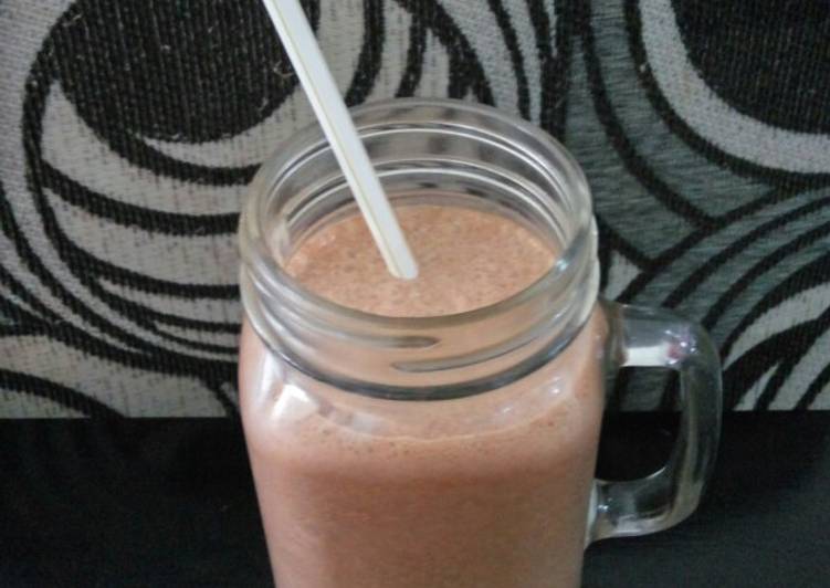 Mocca peanut butter kefir #ketopad_cp_minumanketo