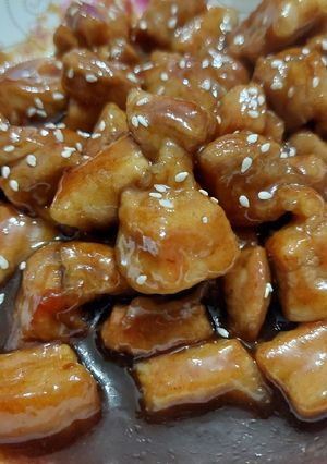 A picture of Chinese Sweet and Sour Pork 糖醋排骨.