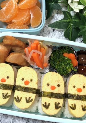 A picture of Chick Egg Sushi.
