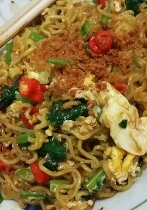 Foto resep Mie telor sayur ijo