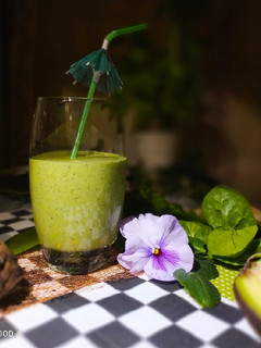 Una foto de Keto-Batido Proteico "VerdequetequieroVerde" a la Menta