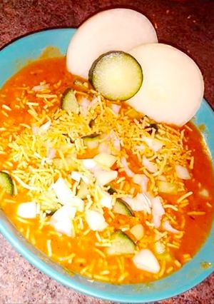 A picture of #dal dhokli.