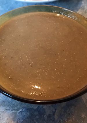 صورة لوصفة شوربة عدس أخضر