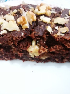 Una foto de Brownie de garbanzos