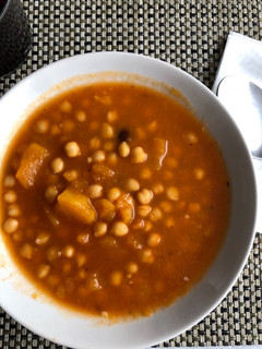Una foto de Garbanzos con calabaza