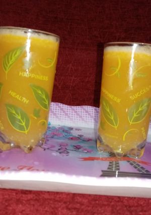 صورة لوصفة عصير اليوسفي الطازج 🍊