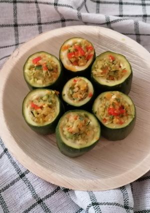Foto di Cilindrotti di zucchine