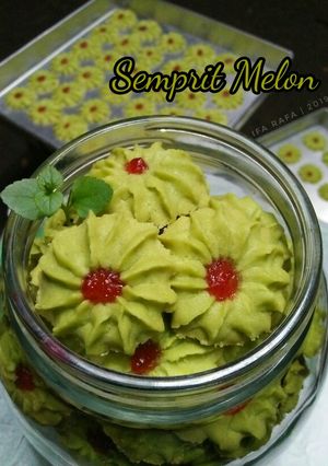 Foto resep Semprit Melon