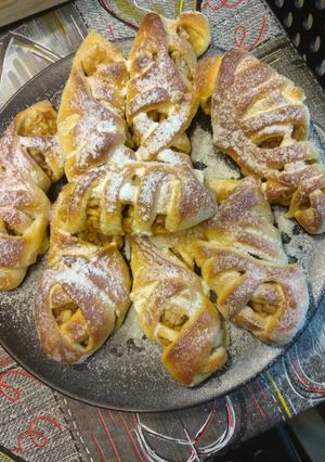 Almás rácsos recept fotója