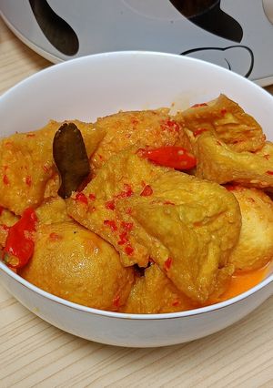 Foto resep Sayur Tahu Telur Santan