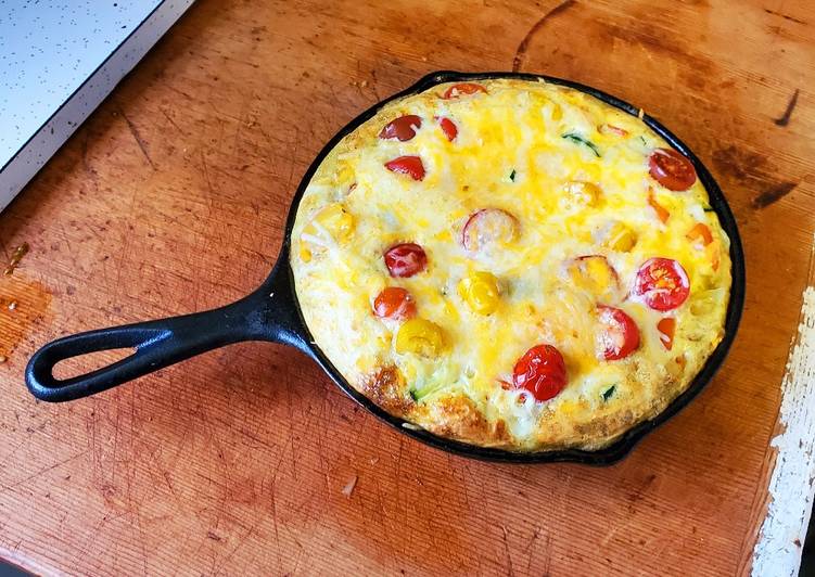 Recipe of Super Quick Homemade Veggie Breakfast Fritata