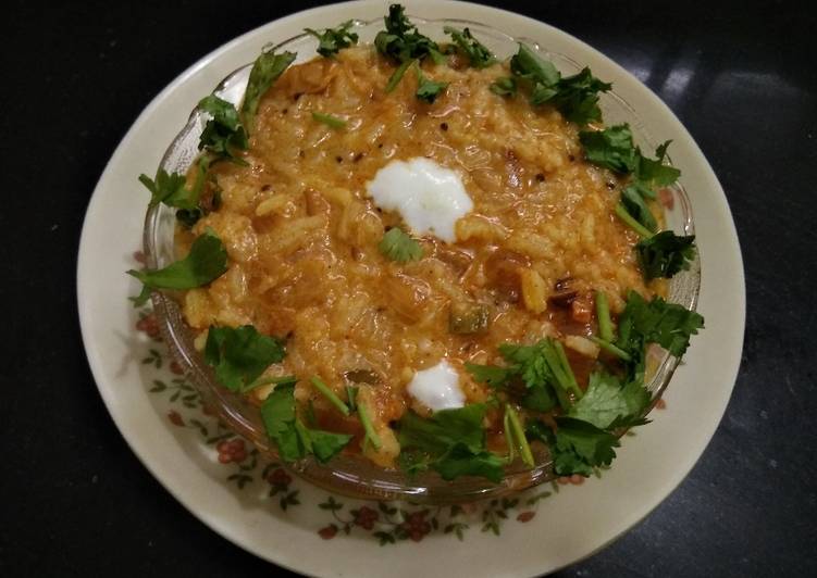 Buttermilk masala khichdi