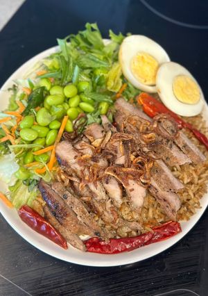 รูปของ ข้าวผัด คอหมูย่าง