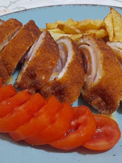 Una foto de Flamenquín de pollo