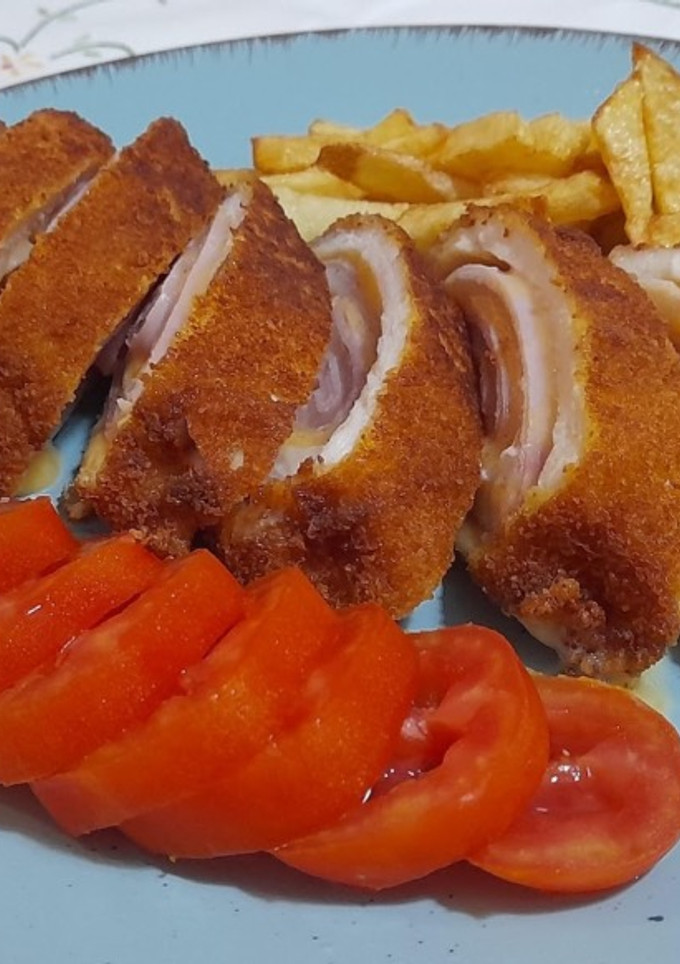 Una foto de Flamenquín de pollo