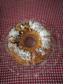 Una foto de Budín de pan con leche condensada