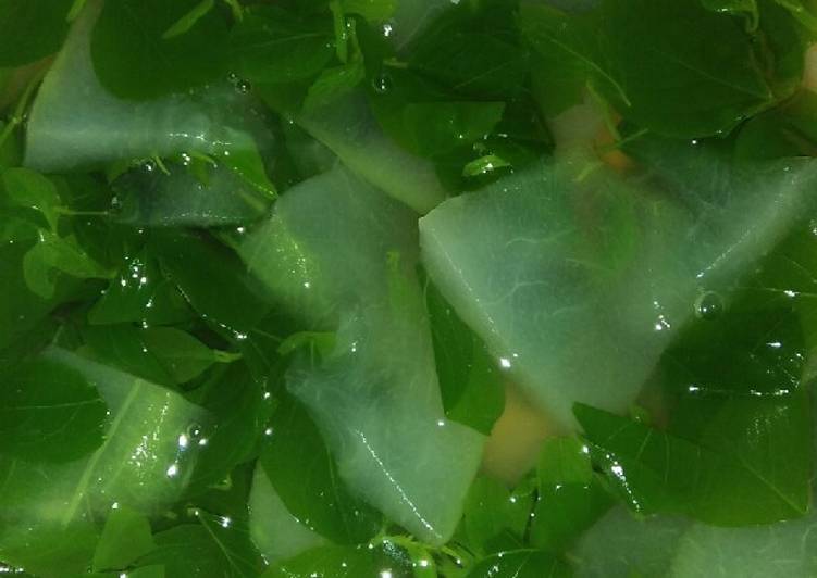 #87. Sayur bening labu air daun katuk
