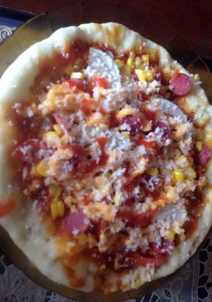 Foto resep Pizza jagung sosis