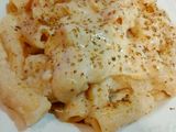 Tortiglioni con crema di cavolfiore e fonduta