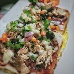 A picture of Egg pizza.