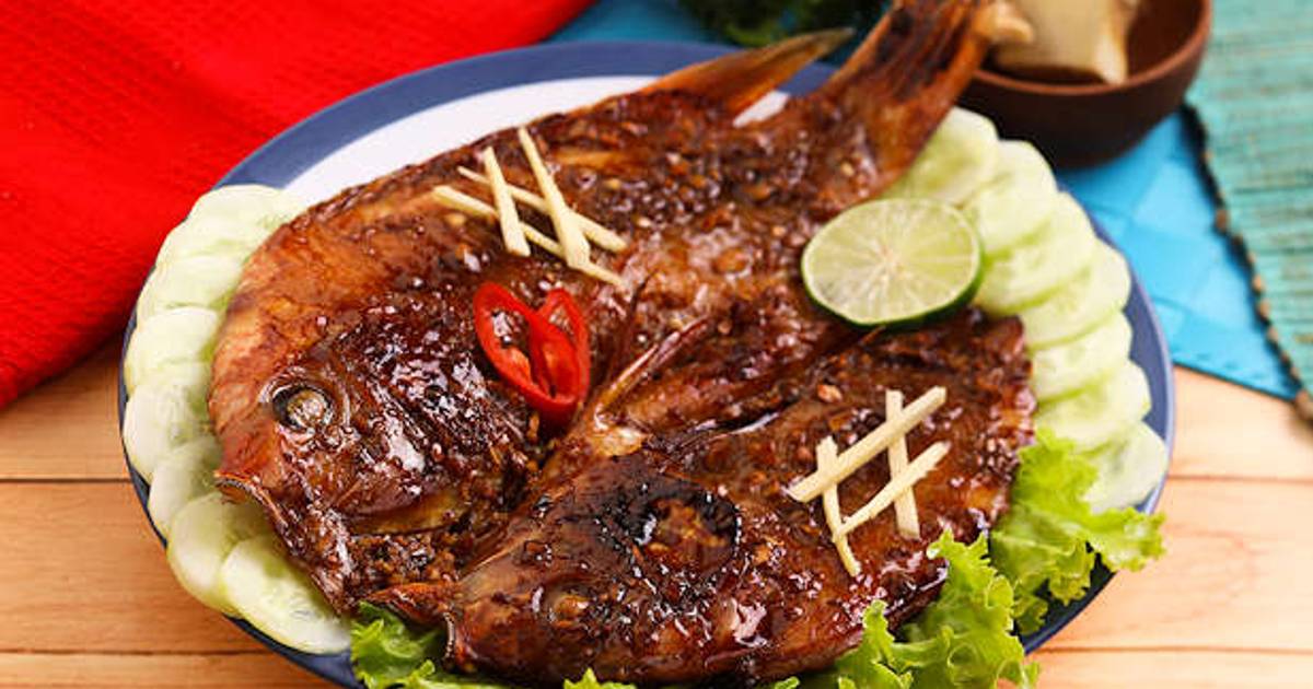 21 Resep Ikan Kakap Bakar Resto Enak Dan Mudah Cookpad