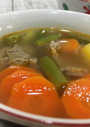 Foto resep Sup daging sapi simple tapi enak, cocok buat pemula