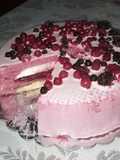 Torta moderna frutti di bosco e cioccolato bianco