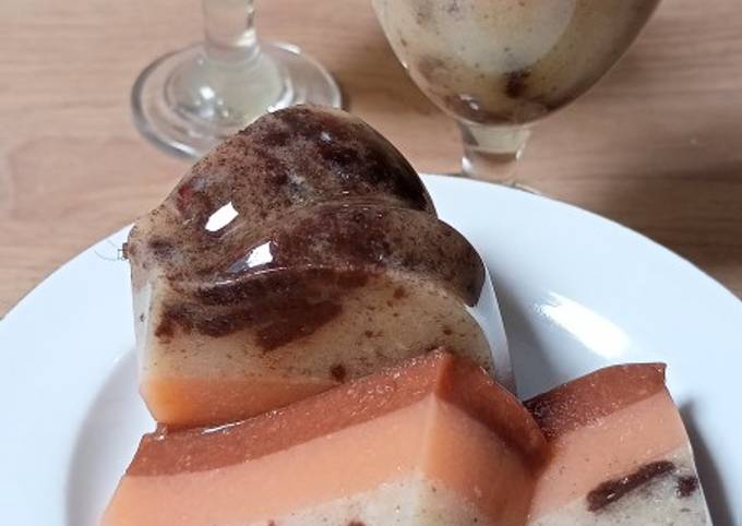 Ternyata begini lho! Bagaimana cara buat Puding oreo roti tawar  nagih banget