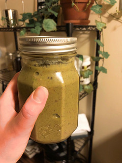 A picture of Mint Chocolate Chip Smoothie.