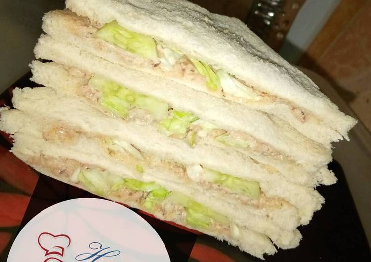 Recipe of Super Quick Homemade Tuna sandwich