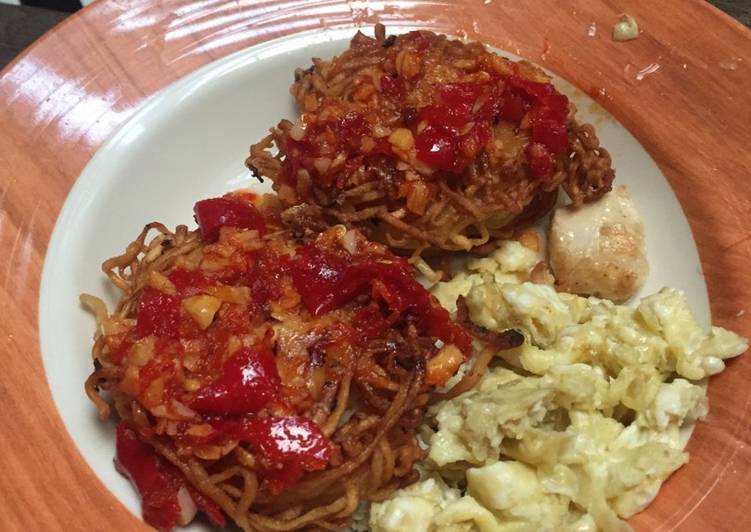 Resep Ayam Gulung Mie Saos Sambal Madu yang Lezat Sekali