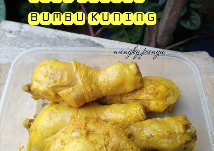 Bagaimana Menyiapkan Ayam Ungkep Bumbu Kuning, Bisa Manjain Lidah