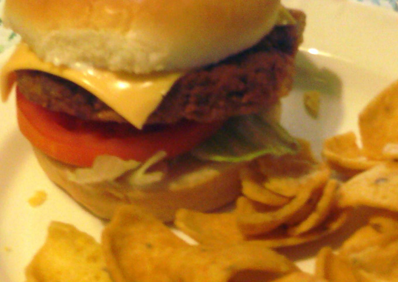 Chickpea &Salmon Patty burgers
